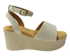 Lightweight Platform Wedge Espadrilles Sandals - Sandals - British D'sire