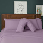 V Shape Pillowcase for Support Maternity Pillows Polycotton Easy Care - Mustard