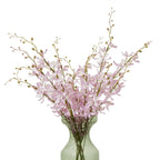 Lilac Cymbidium Spray Artificial Flower Stem - Artificial Plants & Trees - British D'sire