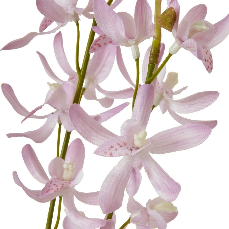 Lilac Cymbidium Spray Artificial Flower Stem - Artificial Plants & Trees - British D'sire