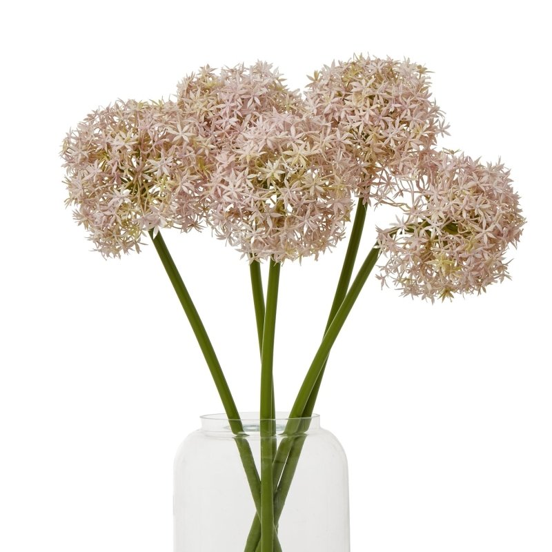 Lilac Medium Allium Stem Artificial Flower Stem - Artificial Plants & Trees - British D'sire