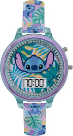 Lilo and Stitch Girls Digital Quartz Watch with Silicone Strap LAS40001ARG - Kids watches - British D'sire
