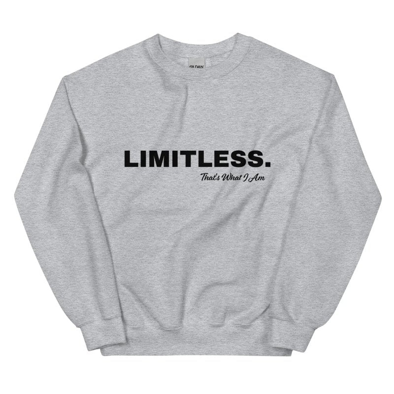 Maiden Art - LIMITLESS Unisex Sweatshirt- Cotton&Polyester, Pre-shrunk, Classic Fit -Perfect for all for unmatched comfort Secondary image