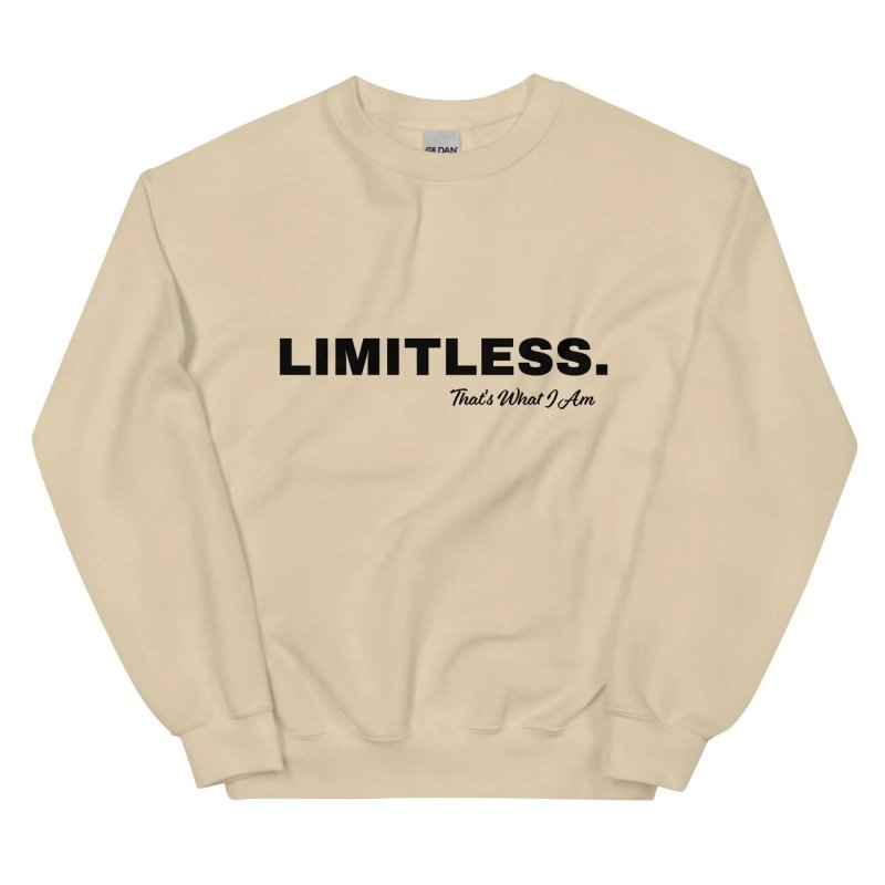 LIMITLESS Unisex Sweatshirt - Unisex Sweatshirt - British D'sire Main image