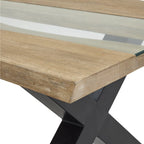 Live Edge Collection Light Acacia River Coffee Table - Tables - British D'sire