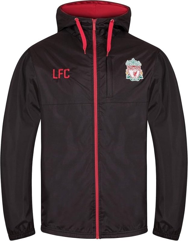 Liverpool FC Mens Jacket Shower Windbreaker Official Football Gift - Track Jackets - British D'sire Main image