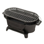 Livingandhome Cast Iron Grill with Handle - BBQ Grill - British D'sire