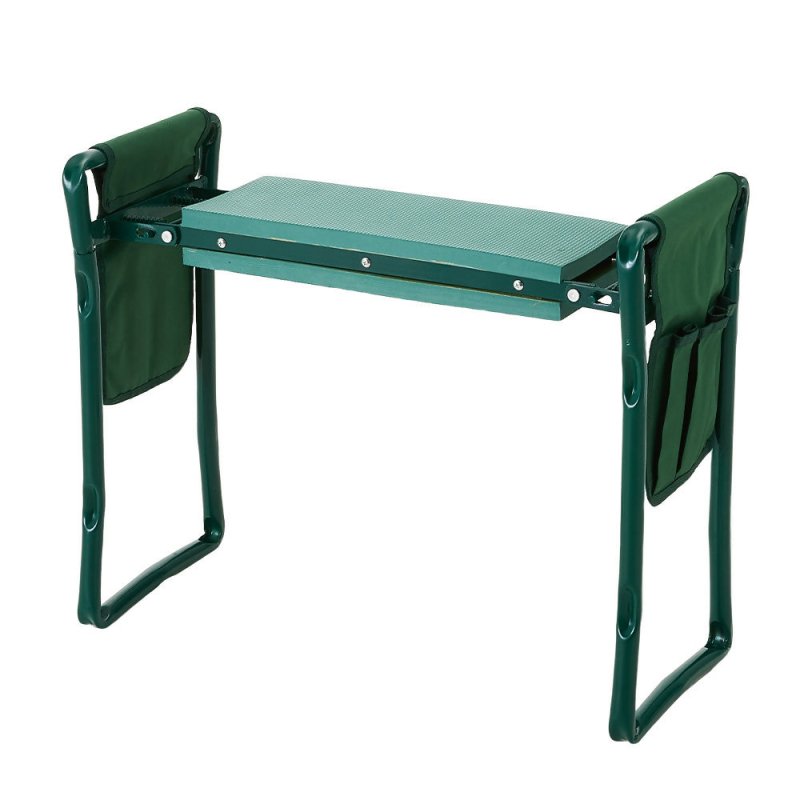 Livingandhome Folding Garden Kneeling Stool with 2 Detachable Tool Bags - Garden Kneeling Stool - British D'sire