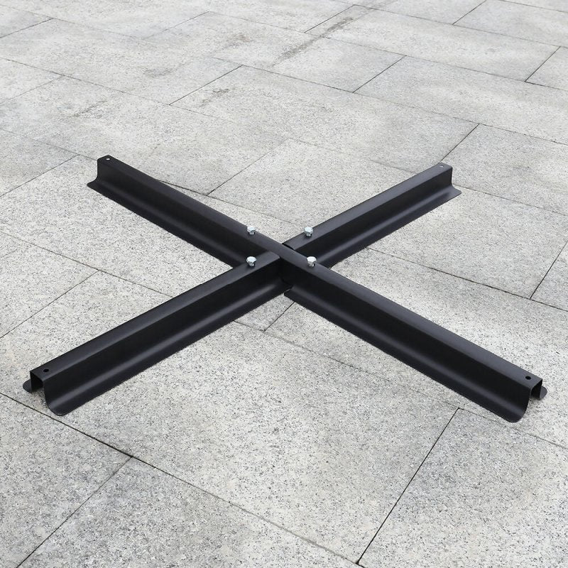 Livingandhome Metal Free Standing Parasol Cross Base Secondary image
