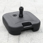 Livingandhome PP Square Plastic Water and Sand Filled Freestanding Parasol Base - Parasol Base - British D'sire