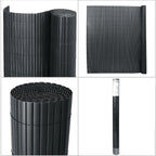 Livingandhome PVC Privacy Fence Sun - blocked Screen Panels for Balcony, 1.8*3m - Privacy Fence - British D'sire