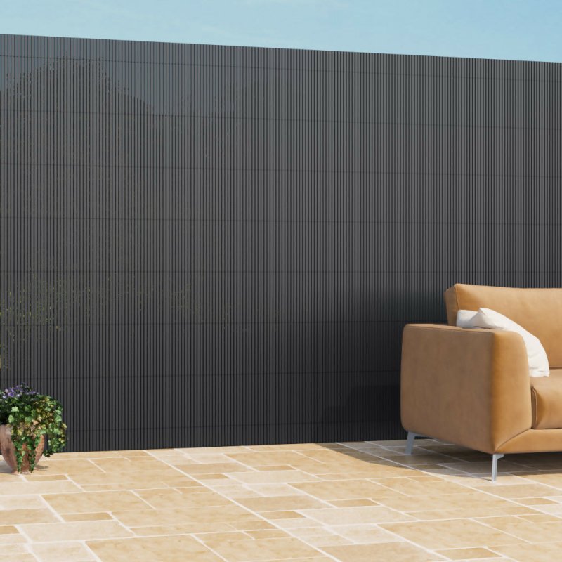 Livingandhome PVC Privacy Fence Sun - blocked Screen Panels for Balcony, 2*3m - Privacy Fence - British D'sire Main image