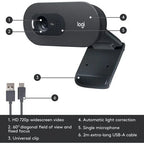 Logitech C505e HD Webcam – 720p Video - British D'sire