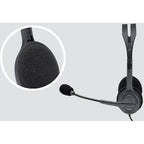 Logitech H111 3.5mm Wired Headset with Mic - British D'sire
