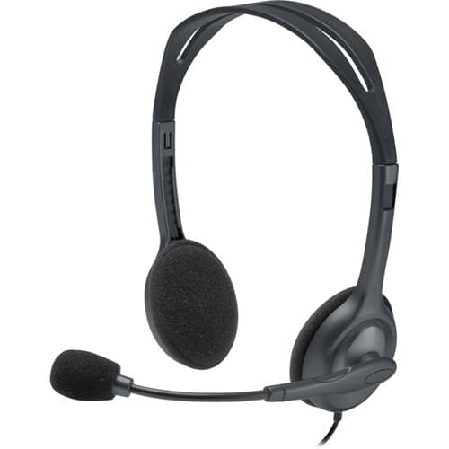 Logitech H111 3.5mm Wired Headset with Mic - British D'sire