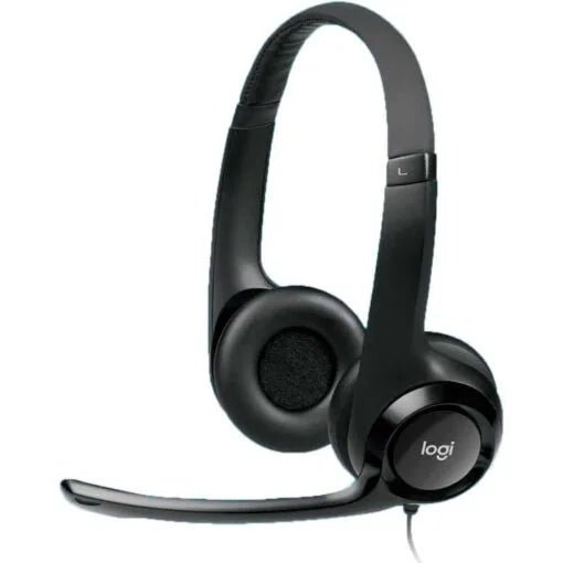 Logitech H390 USB Headset with Noise-Cancelling Mic (Black) - British D'sire