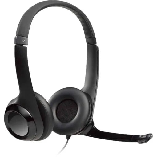 Logitech H390 USB Headset with Noise-Cancelling Mic (Black) - British D'sire