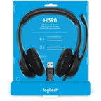 Logitech H390 USB Headset with Noise-Cancelling Mic (Black) - British D'sire
