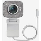 Logitech StreamCam USB-C Webcam – 1080p – White - British D'sire