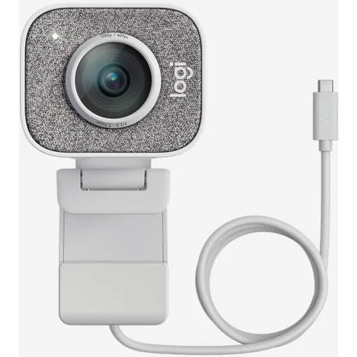 Logitech StreamCam USB-C Webcam – 1080p – White - British D'sire