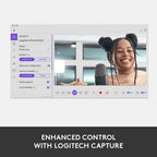 Logitech StreamCam USB-C Webcam – 1080p – White - British D'sire