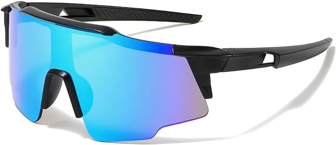 LOJUDI Sports Kids Sunglasses Boys Girls - Cycling Childrens Sunglasses for UV400 Protection - British D'sire