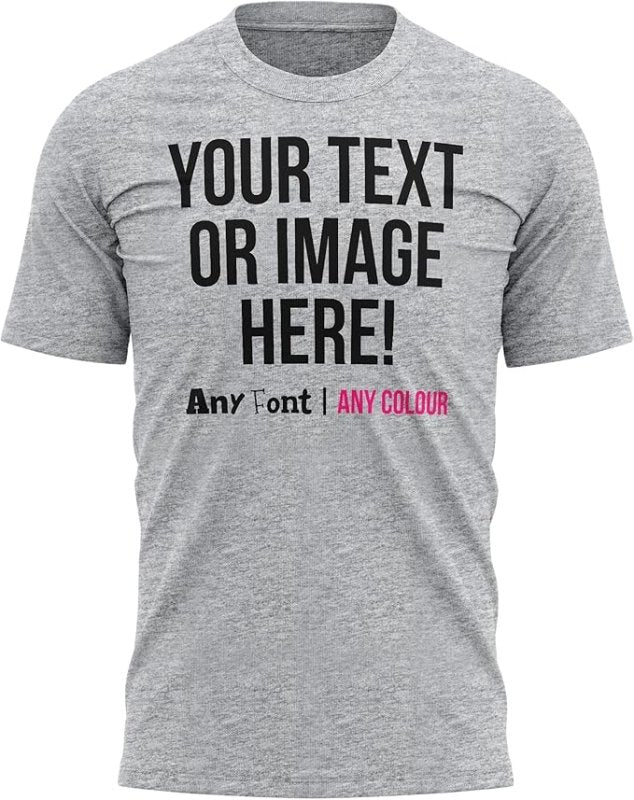 London Collection Customised Unisex T-Shirt | Personalised Text & Image Tee for Men & Women | Choose Any Colour, Font & Design | Comfortable Fit, Soft Cotton Fabric for All - Day Wear | Perfect for Gifts or Branding - Men's T-Shirts - British D'sire