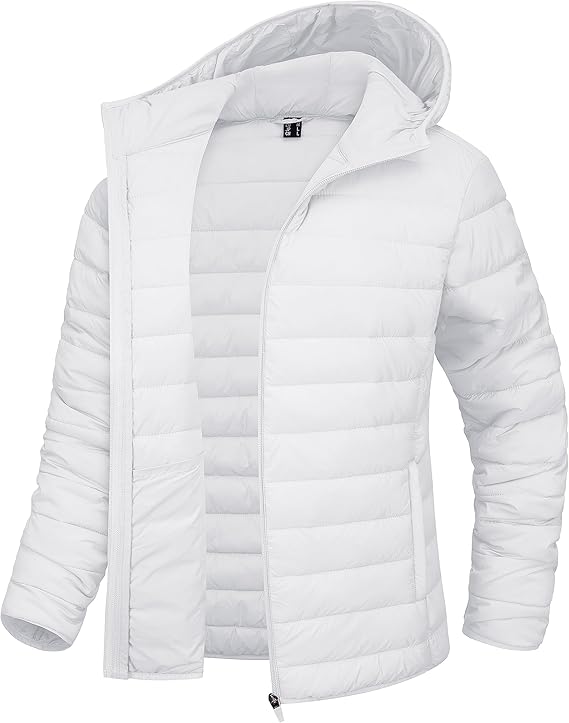 London Collection Women's Lightweight Waterproof Puffer Jacket | Quilted Padded Winter Coat with Hood and Pockets for Warmth and Comfort | Ideal for All Ages | Durable and Insulated Outerwear for Cold Weather | Perfect for Outdoor Adventures - Lightweight Waterproof Puffer Jacket - British D'sire