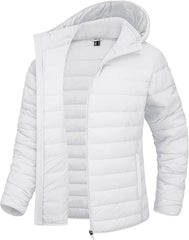 London Collection Women's Lightweight Waterproof Puffer Jacket | Quilted Padded Winter Coat with Hood and Pockets for Warmth and Comfort | Ideal for All Ages | Durable and Insulated Outerwear for Cold Weather | Perfect for Outdoor Adventures - Lightweight Waterproof Puffer Jacket - British D'sire