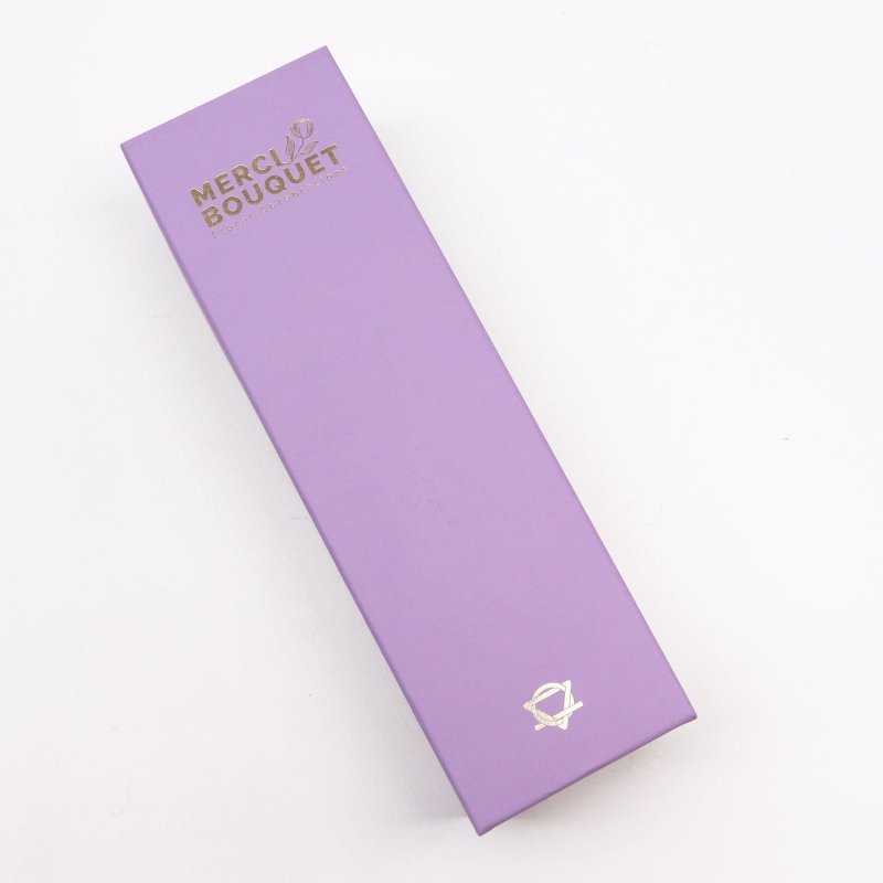 Long Box - Lavender Rose & Carnation - Luxury Soap Flowers - British D'sire