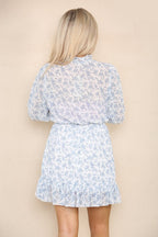 Long Sleeve Smock Dress - mini dress - British D'sire