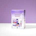 L'Oréal Paris Hyaluronic Discovery Set Gift Set - Revitalift Filler 1.5% Hyaluronic Acid Serum, Day cream and Replumping Tissue Mask - British D'sire