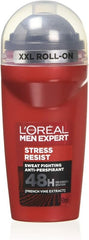 L'Oréal Paris Men Expert Stress Resist Deodorant for Men, 50 ml, Pack of 6, Bulk Buy - British D'sire