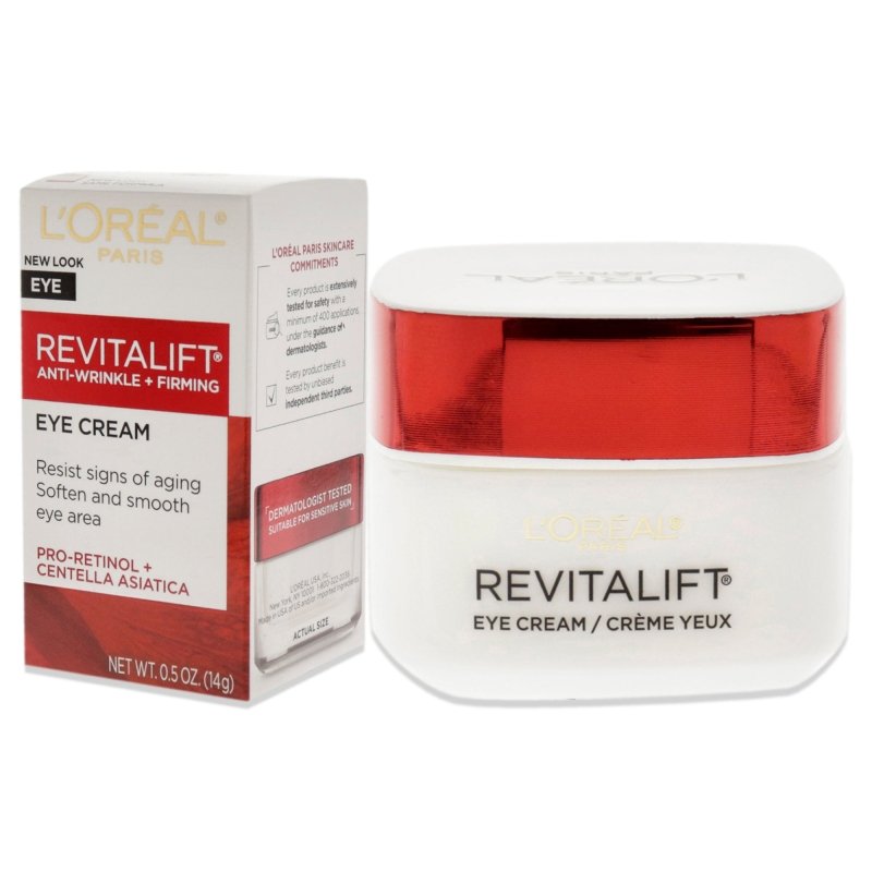 LOreal Professional - Revitalift Anti - Wrinkle Plus Firming Eye Cream for Unisex - 0.5 oz Cream - Cream - British D'sire