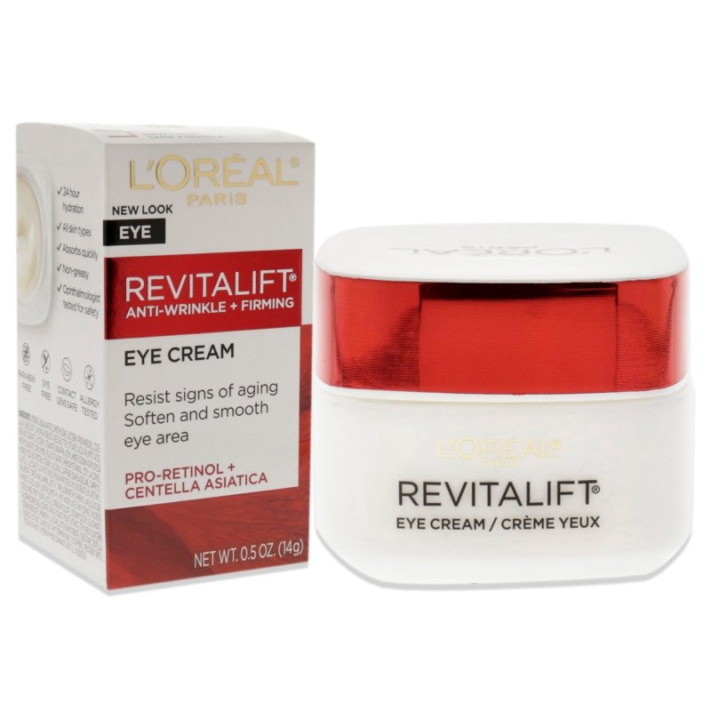 LOreal Professional - Revitalift Anti - Wrinkle Plus Firming Eye Cream for Unisex - 0.5 oz Cream - Cream - British D'sire