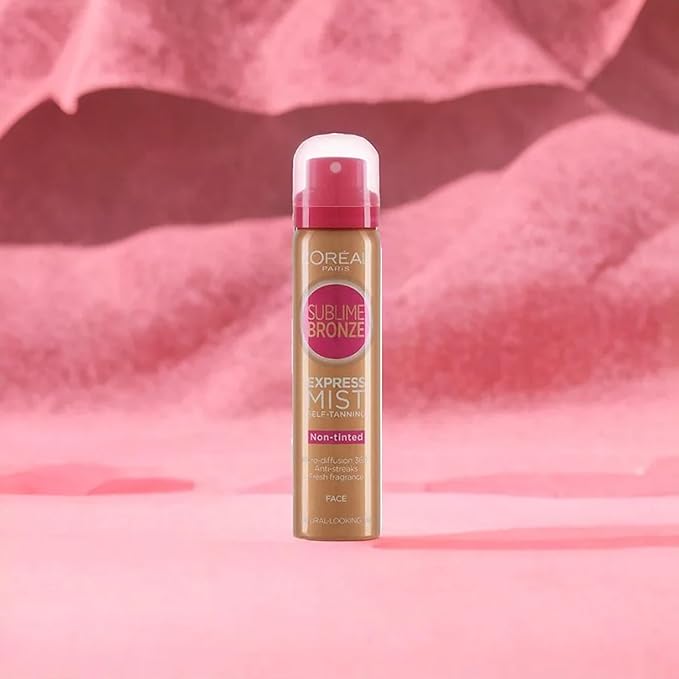 L'Oréal Sublime Bronze Self Tan Express Mist Spray Face, 75ml - British D'sire