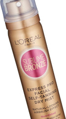 L'Oréal Sublime Self Tan Facial Dry Mist, 75 ml - British D'sire