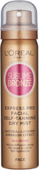 L'Oréal Sublime Self Tan Facial Dry Mist, 75 ml - British D'sire