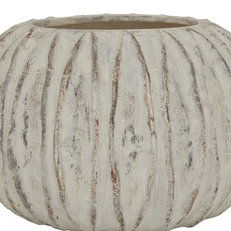 Lorenzo Rotund Fin Vase - Olive Green Ceramic Decorative Vase - Vases - British D'sire