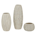 Lorenzo Rotund Fin Vase - Olive Green Ceramic Decorative Vase - Vases - British D'sire