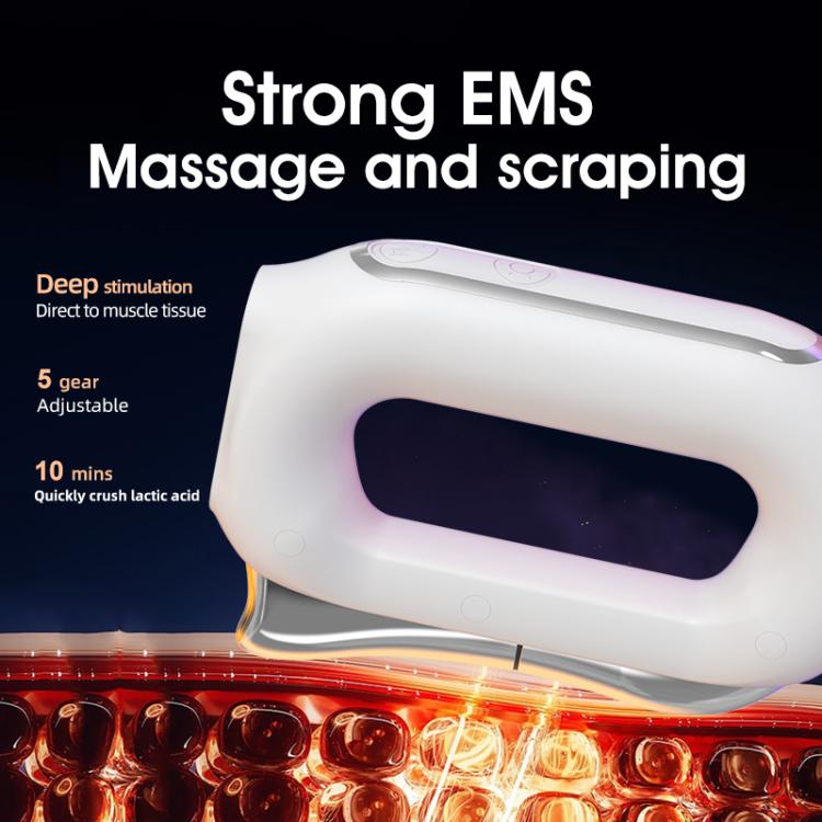 LSHOW Electric Heating EMS Meridian Dredge Fascia Knife(White) - British D'sire