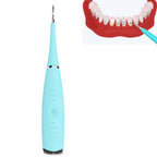 LSHOW YJK015A 3.7V USB Charging Five - speed Mode Waterproof Household Electric High - frequency Vibration Teeth Polisher(Blue) - British D'sire