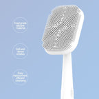 LSHOW YJK108 Multi - function Facial Cleansingand Teeth Cleaning Instrument with LED Auxiliary Light(Blue) - British D'sire