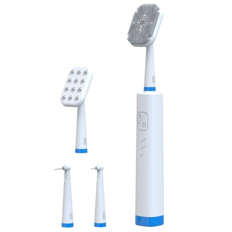 LSHOW YJK108 Multi - function Facial Cleansingand Teeth Cleaning Instrument with LED Auxiliary Light(White) - British D'sire Main image