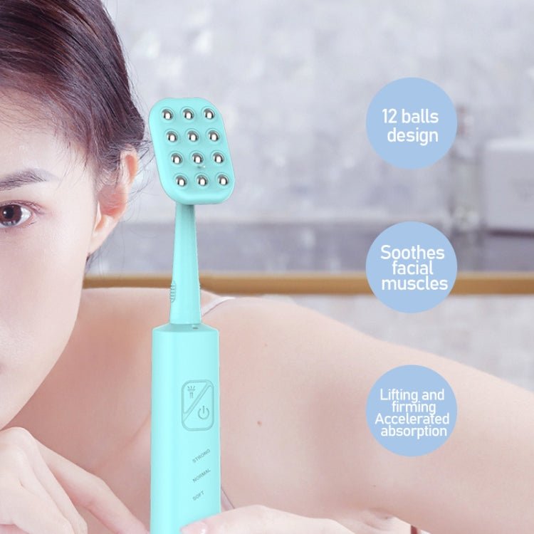 LSHOW YJK108 Multi - function Facial Cleansingand Teeth Cleaning Instrument with LED Auxiliary Light(White) - British D'sire