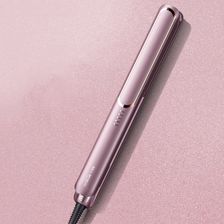 LTBEAR Negative Ion Straightening Curling Hair Wet and Dry Clipper Anti Hot Curling Iron, CN Plug(Champagne) - British D'sire Main image