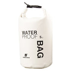 LUCKSTONE 5L Outdoor Scratch-Resistant Swimming Waterproof Bag(White) - British D'sire