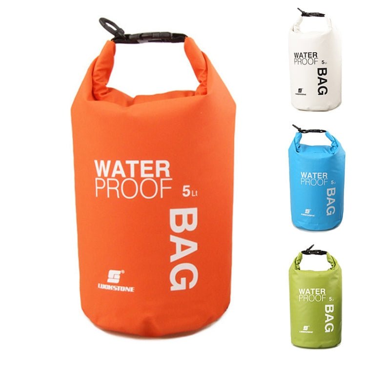 LUCKSTONE 5L Outdoor Scratch-Resistant Swimming Waterproof Bag(White) Secondary image