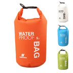 LUCKSTONE 5L Outdoor Scratch-Resistant Swimming Waterproof Bag(White) - British D'sire