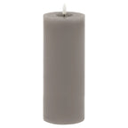 Luxe Collection Melt Effect 3.5x9 Grey LED Wax Candle - Candles - British D'sire